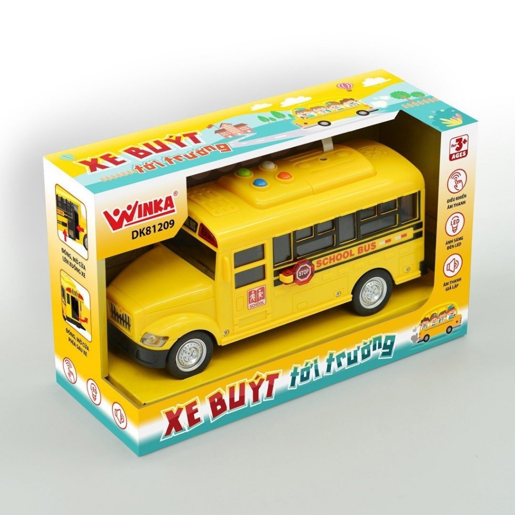 [TSM]Đồ Chơi DUKA: Xe Bus Tới Trường DK81209