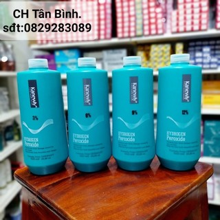 Oxy trợ nhuộm tóc kanewly dung tích : 1000ml oxy3% ,6%,9%,12% mùi thơm, không gây rát sót da đầu