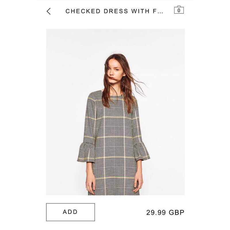 Đầm Zara auth size XS (