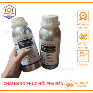 Nano đánh bóng pha đèn ô tô xe máy, dung dịch nano phục hồi pha đèn oto xe máy Thùy Linh Tools