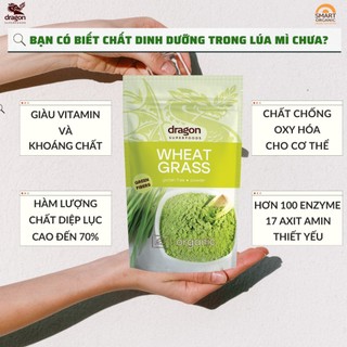 Bột cỏ lúa mì hữu cơ - Dragon Superfoods 150gr