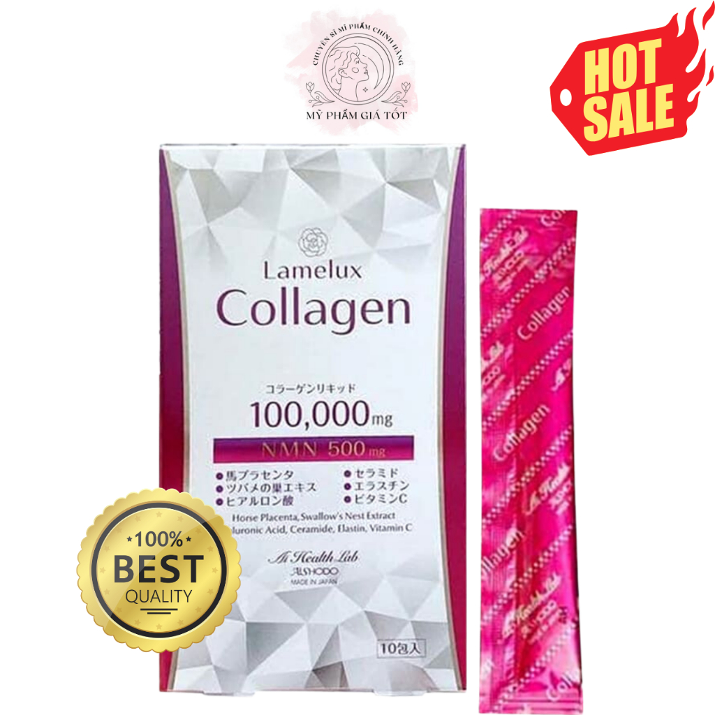 LameLux Collagen & Nmn 100000mg AISHODO hộp 10 gói