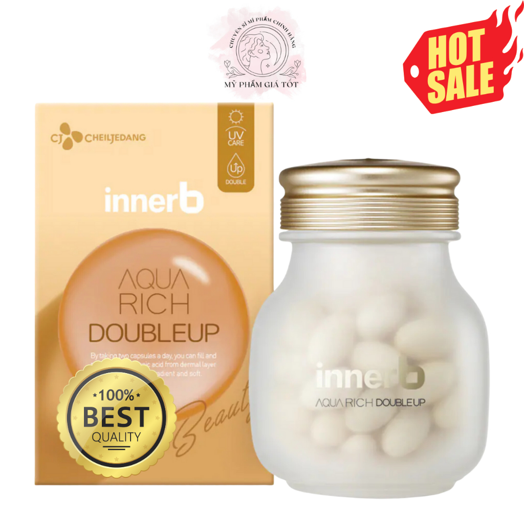 Viên uống cấp nước và Collagen Innerb Aqua Rich 70 viên của Hàn Quốc
