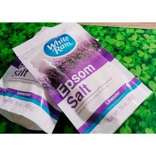 Muối tắm làm dịu và trẻ hóa White Rain Epsom Salt 453g - hàng nhập Mỹ