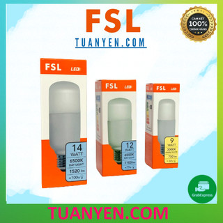 Bóng đèn led trụ dài fsl, bóng stick công suất 9w - 12w - 14w, ánh sáng trắng 6500k - hàng chính hãng