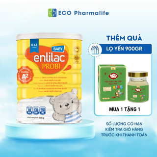 Sữa bột cho bé Enlilac Probi Protein A2 Baby - Hỗ trợ phát triển toàn diện - Hộp 900g
