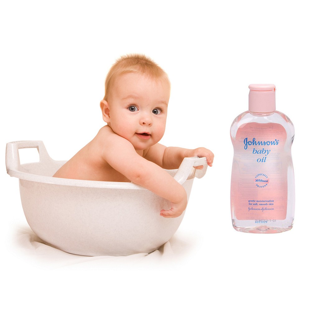 Dầu massage dưỡng ẩm Johnson's Baby Oil 50ml & 200ml