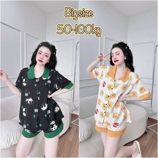 (Bigsize 45-110kg) Đồ bộ Lụa Cao Cấp - Hàng chuẩn size