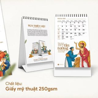 Lịch để bàn công giáo 2024 họa thiên việt