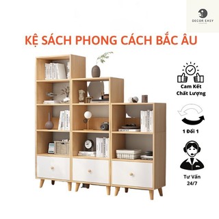 Kệ tủ đựng đồ có ngăn đa năng - Tủ bằng gỗ cao cấp phong cách Bắc Âu sang trọng tiện lợ