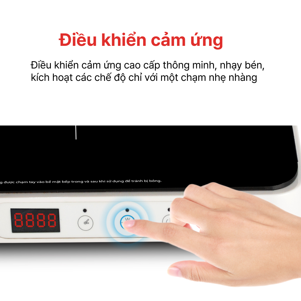 Bếp từ đơn inverter HAPPYCOOK, HSI-200KS