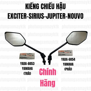 [Chính Hãng Yamaha] Cặp Gương Chiếu Hậu Trái Phải Cho Exciter, Sirius, Jupiter, Nouvo - gch-spm