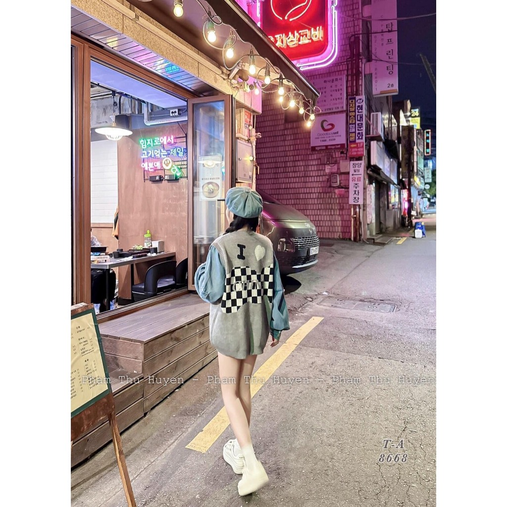 Áo len mickey pha tay bò hàng QC cực hot hàng QC