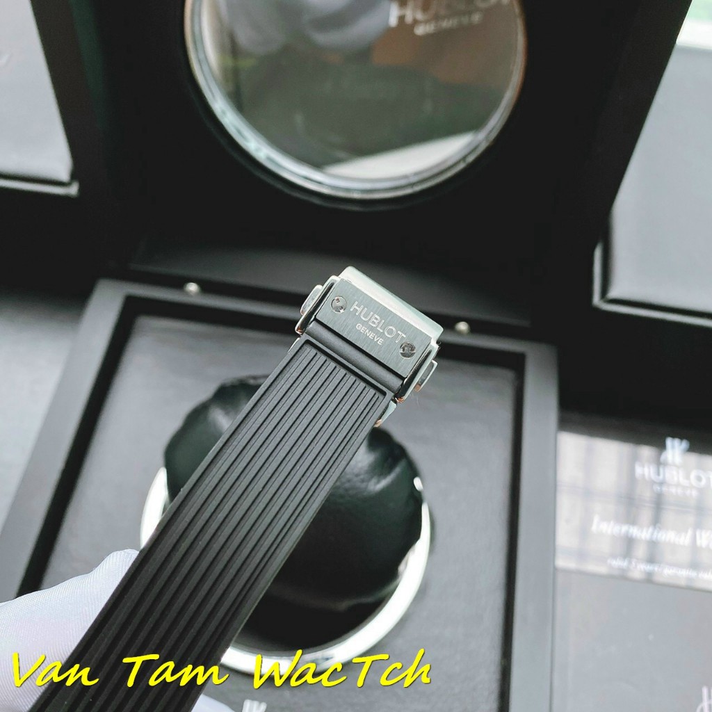 Đồng hồ nữ Hublot Senna Champion 88 34mm máy Swissquartz Thụy Sĩ,Full đá CZ, dây silicone