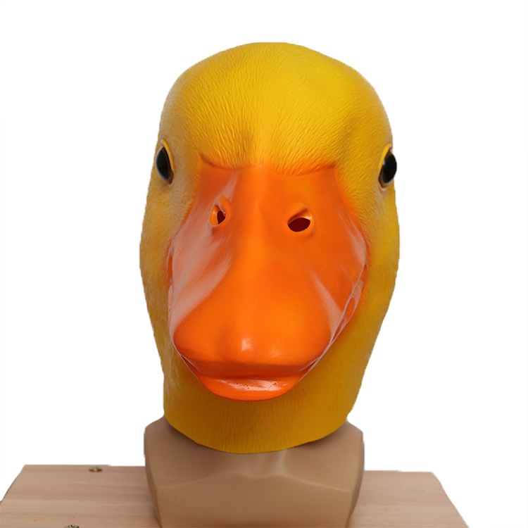 Mặt nạ CON VỊT VÀNG DUCK hoá trang phù hợp halloween,trung thu,lễ hội,sự kiện,quay video tiktok mặt nạ cá hacker