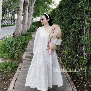 VÁY TRẮNG XÔ THÊU