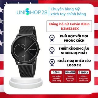 Đồng hồ nữ Calvin Klein SKU: K3M5245X chính hãng thanh lịch, năng động Unishop28