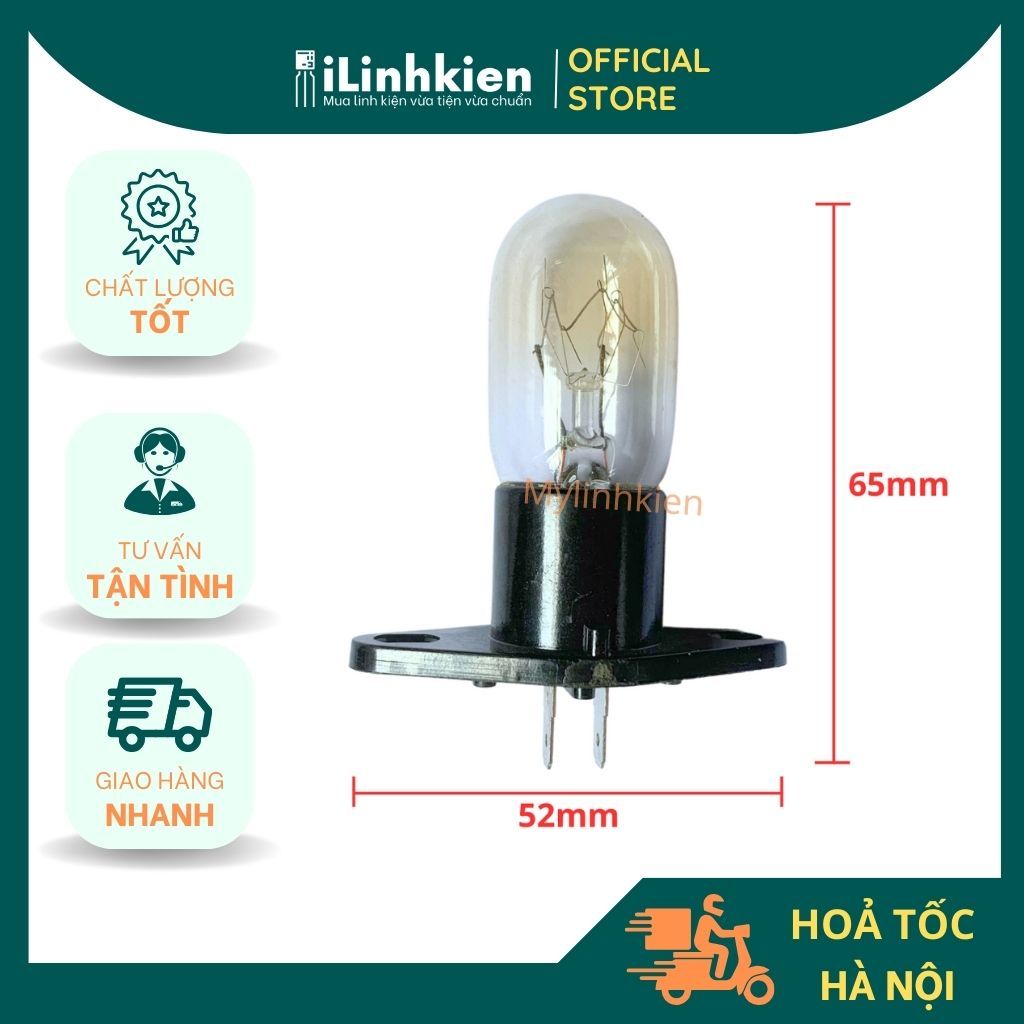 Bóng đèn lò vi sóng 20W 25W 220v chất lượng cao.