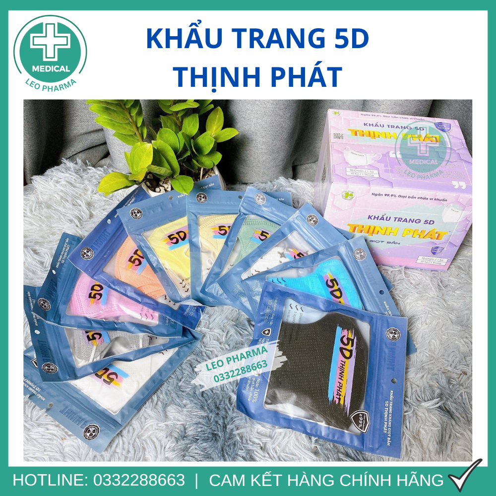 Khẩu Trang 5D NAMI Chính Hãng 3 Lớp Ngăn Ngừa Bụi, Thiết Kế Ôm Sát, Dễ Thở, Không Lem Son
