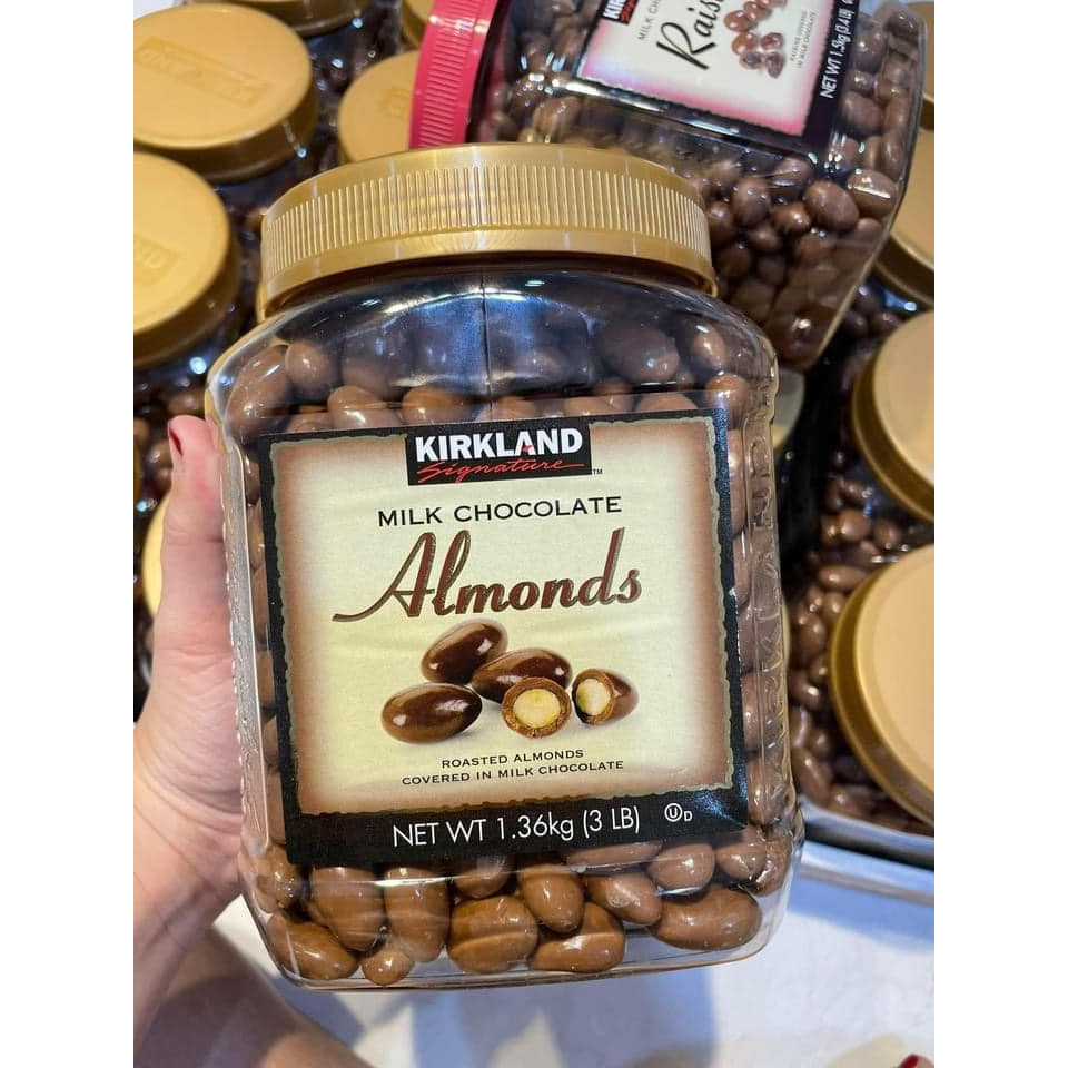 Socola Kirkland Milk Choco Almonds 1.36Kg