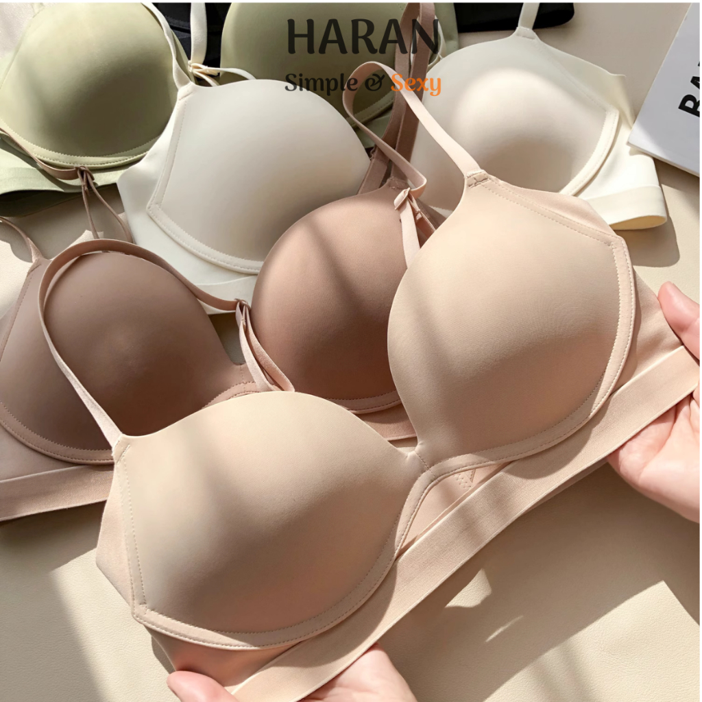 Áo Ngực Không Gọng Chống Hằn Đệm Mỏng Mút 0.5cm Thoáng Khí Cotton Lạnh HARAN STORE AM05