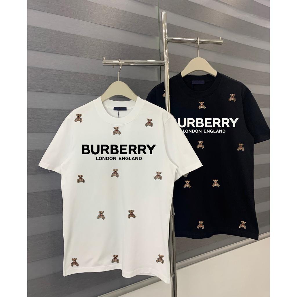 Áo thun burberry Họa Tiết Gấu Nhỏ Chất Liệu Cotton Cao Cấp Chuẩn Form áo thun bbr nam - BM3191