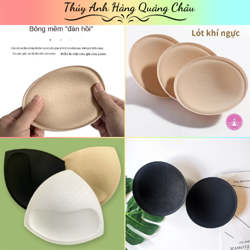 Đôi Miếng Đệm Nâng Ngực Nữ, Mút Ngực Nữ Thoáng Khí Tái Sử Dụng