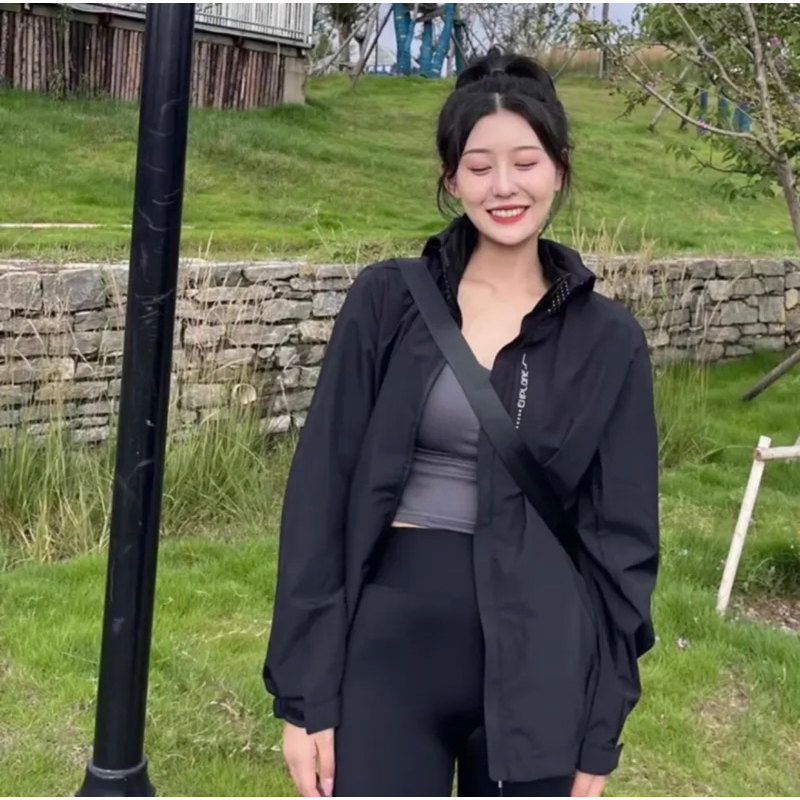 Áo gió nam nữ 2 lớp kháng nước lót lưới hàng đẹp