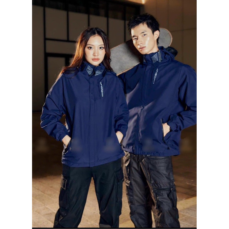 Áo gió nam nữ 2 lớp kháng nước lót lưới hàng đẹp