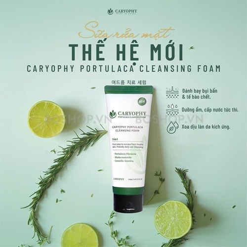 Sữa Rửa Mặt Caryophy Portulaca Cleansing Foam 30ml
