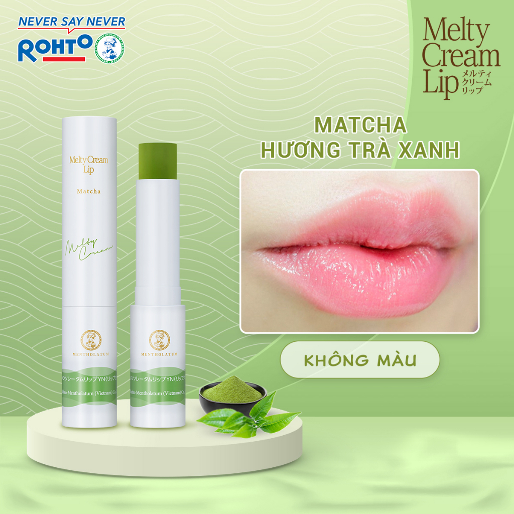 Son Dưỡng Môi Tan Chảy Rohto Mentholatum Melty Cream Lip SPF25 PA+++ 2.4g