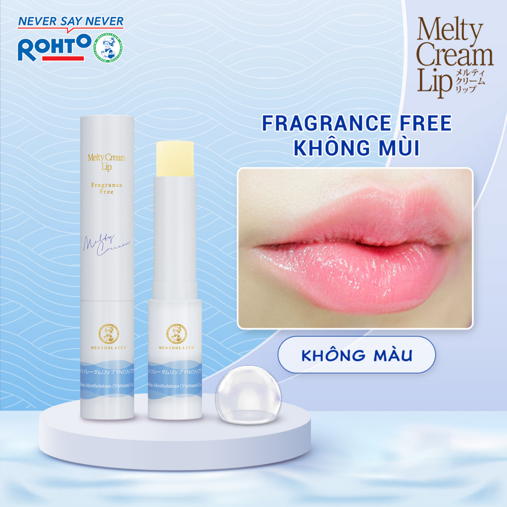 Son Dưỡng Môi Tan Chảy Rohto Mentholatum Melty Cream Lip SPF25 PA+++ 2.4g