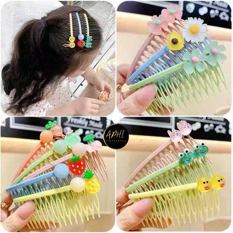 Bờm Xược Tóc  Cho Bé Gái Cài Tóc Cute Dễ Thương Hàn Quốc - FL09