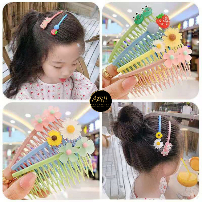 Bờm Xược Tóc  Cho Bé Gái Cài Tóc Cute Dễ Thương Hàn Quốc - FL09