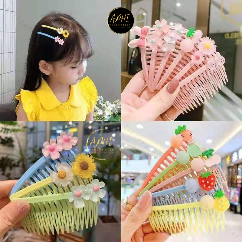 Bờm Xược Tóc  Cho Bé Gái Cài Tóc Cute Dễ Thương Hàn Quốc - FL09