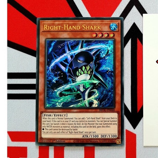 [ Đỗ Lạc Shop ] Thẻ Bài Mint90 Yugioh Monster Right-Hand Shark - BROL-EN048 - Ultra