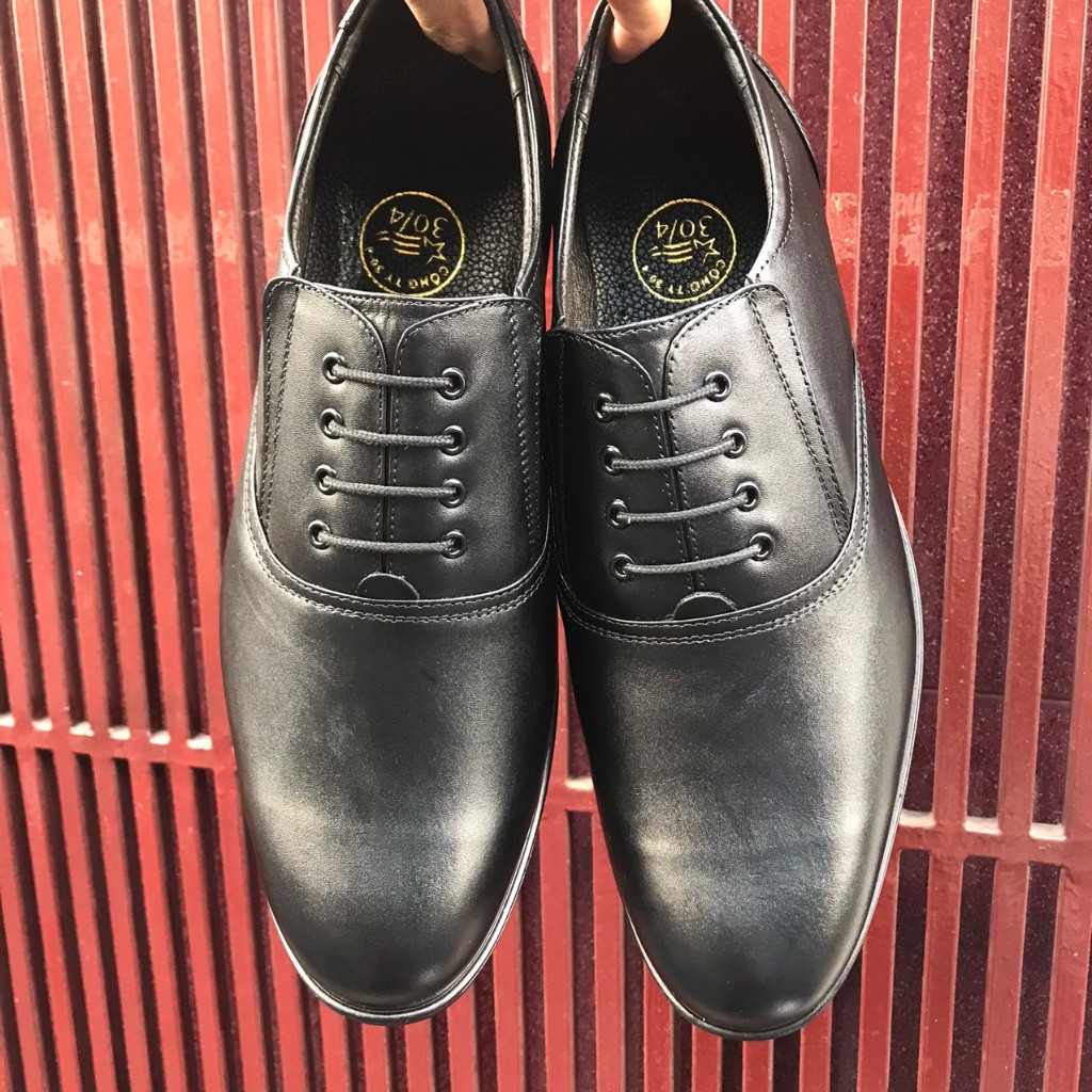 GIÀY DA NAM CÔNG SỞ- DA THẬT 100%, CÓ KHÂU ĐẾ, BẢO HÀNH 12 THÁNG