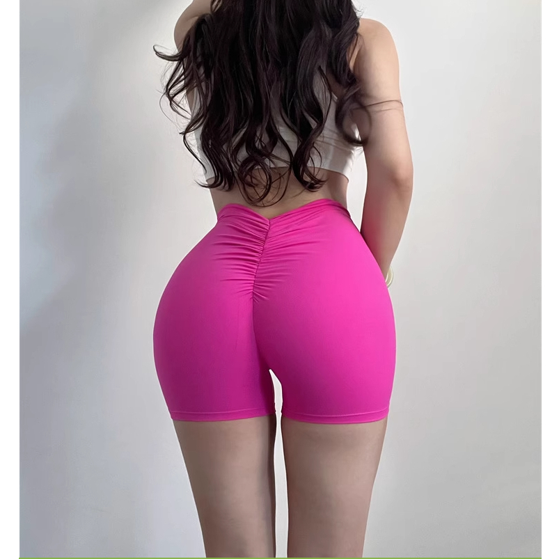 Quần đùi lulu tập gym yoga chữ V