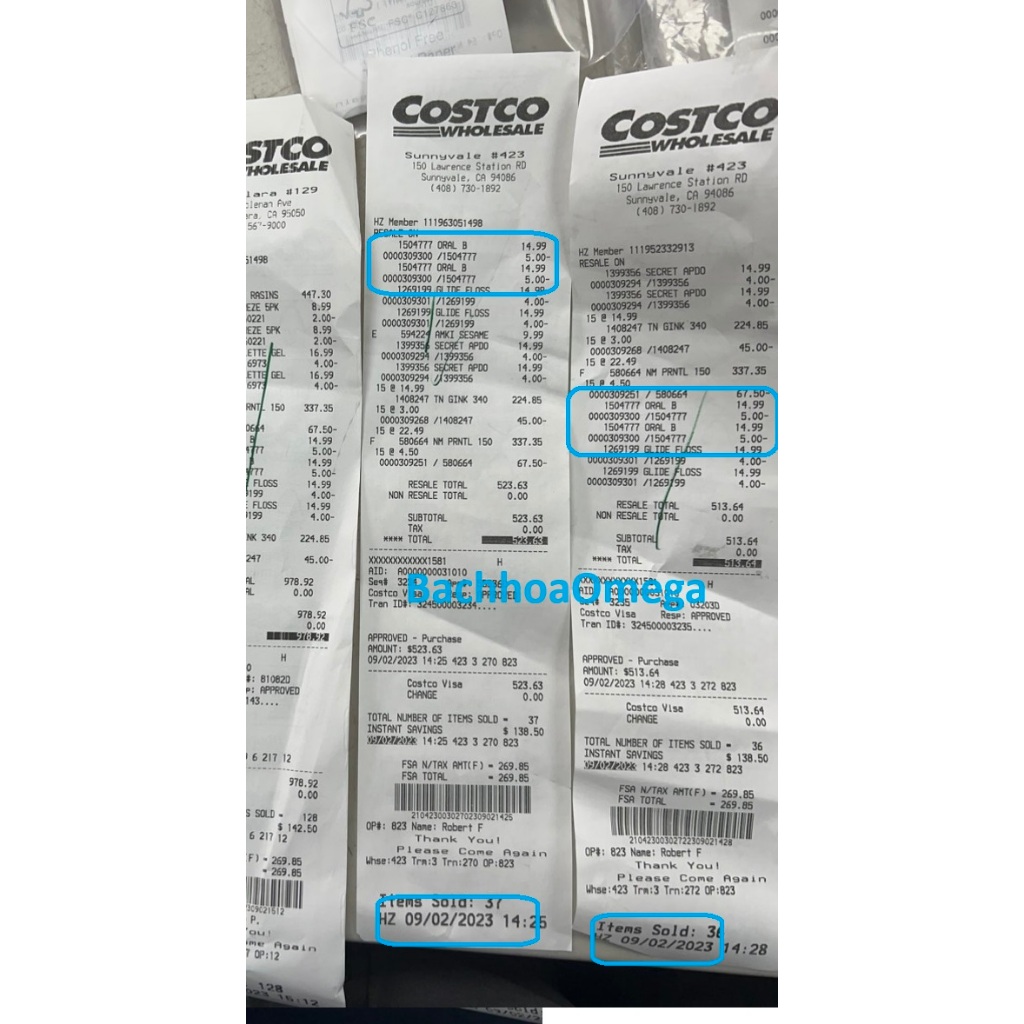 Bàn chải Oral-B Crossaction Advanced Costco bàn chải đánh răng toothbrush của Mỹ