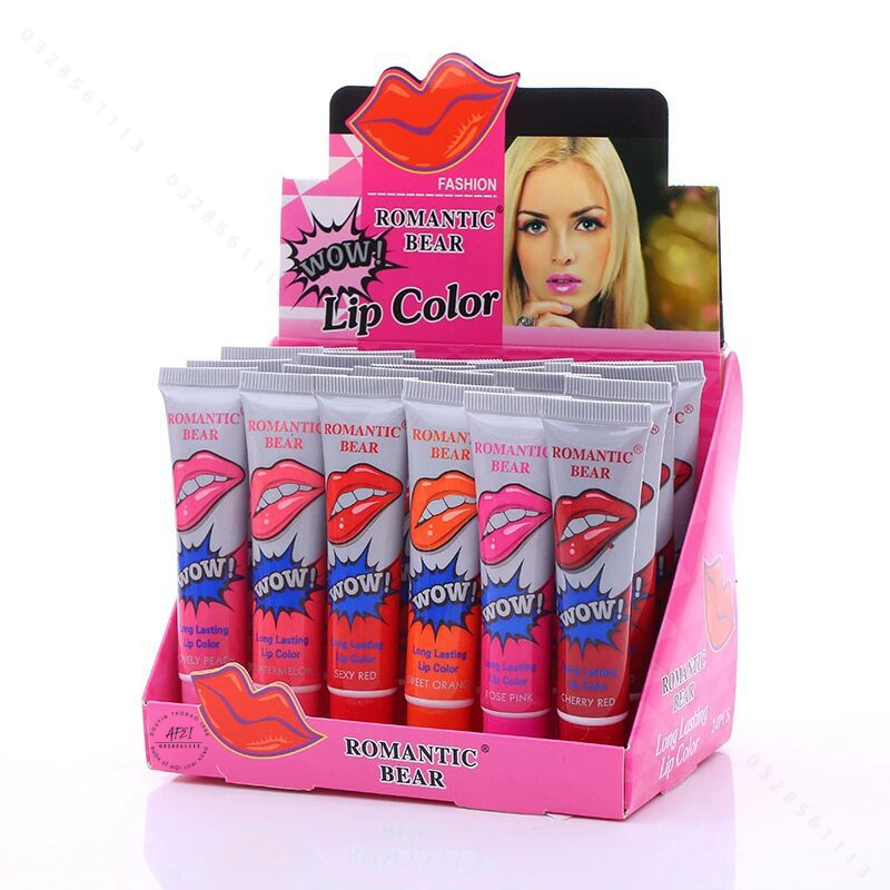 Son Xăm WOW Son Xăm Dạng Lột Dưỡng Ẩm Môi Có 6 Màu Lựa Chọn - FL08