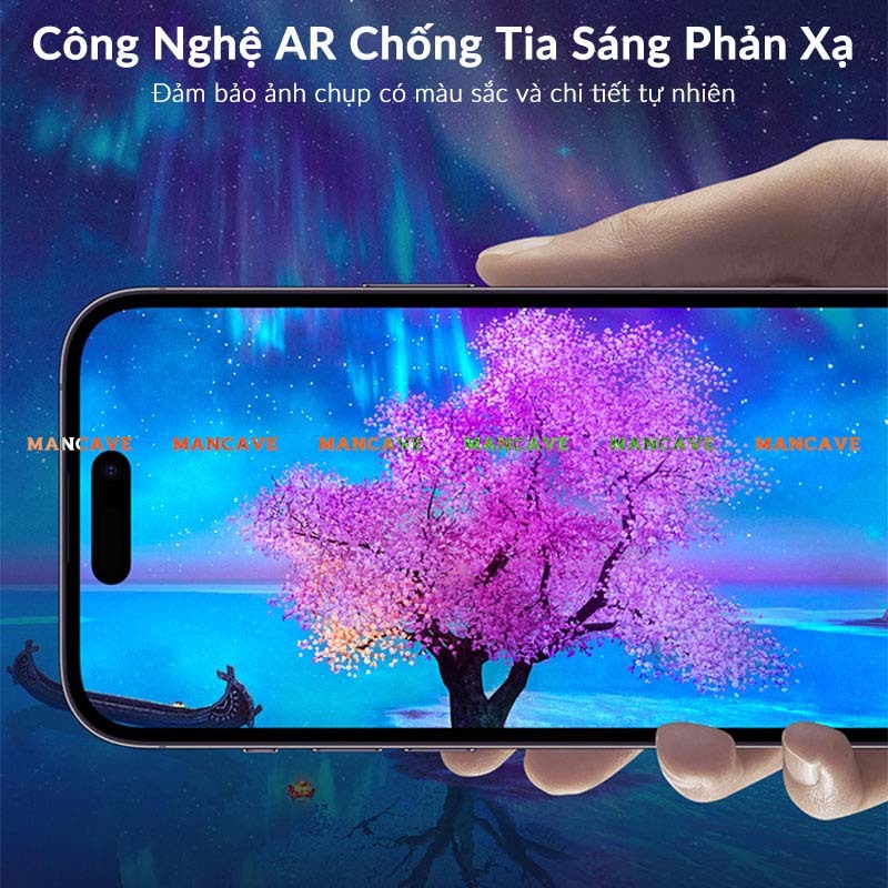 Kính Cường Lực Camera Lens URR - Mặt Kính Sapphire Đạt Chứng Nhận GIA, Thiết Kế 2 Tầng Siêu Đẹp Dùng Cho iP14/15 Sereis