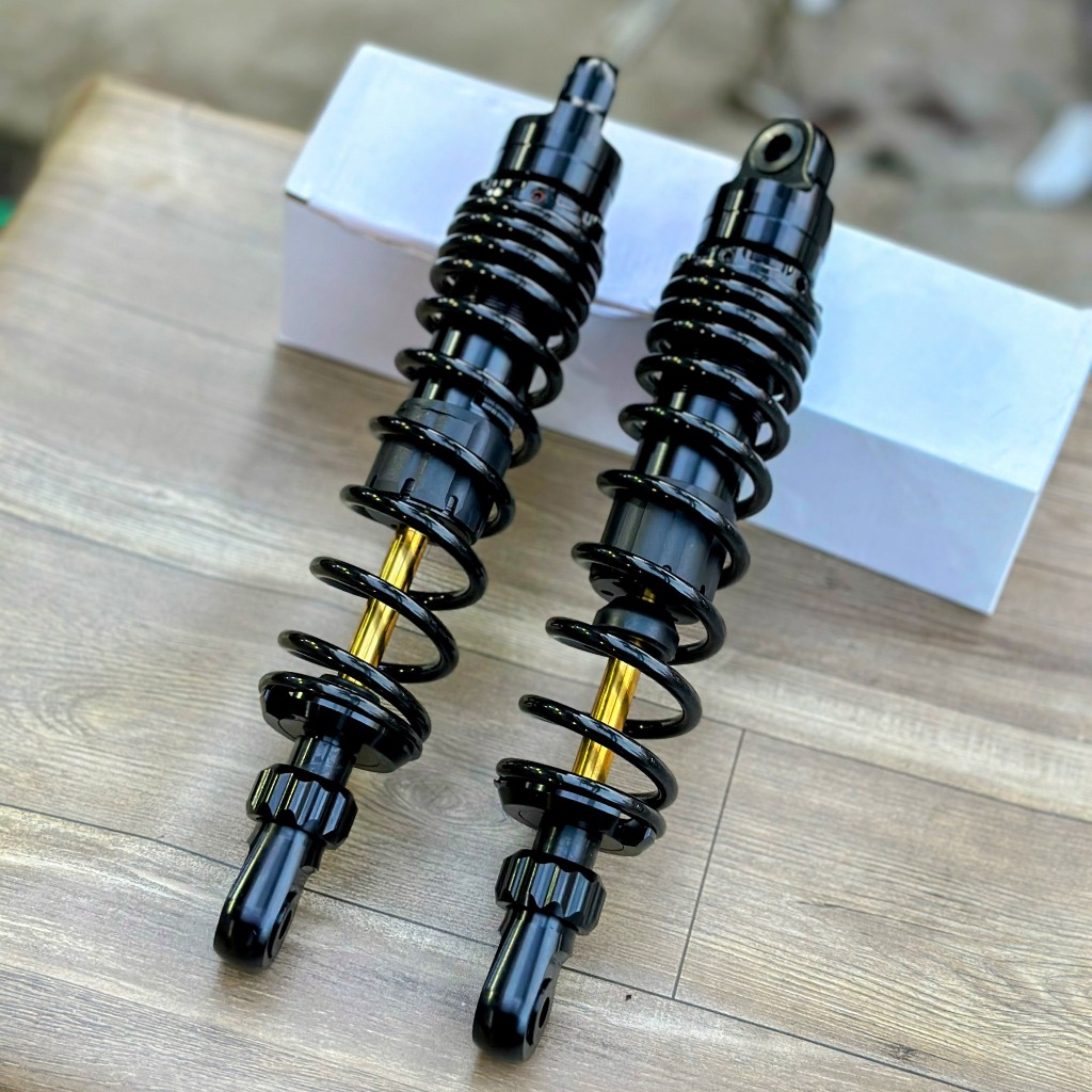 Phuộc Nitron Wave-Sirius Đen Ty vàng A50