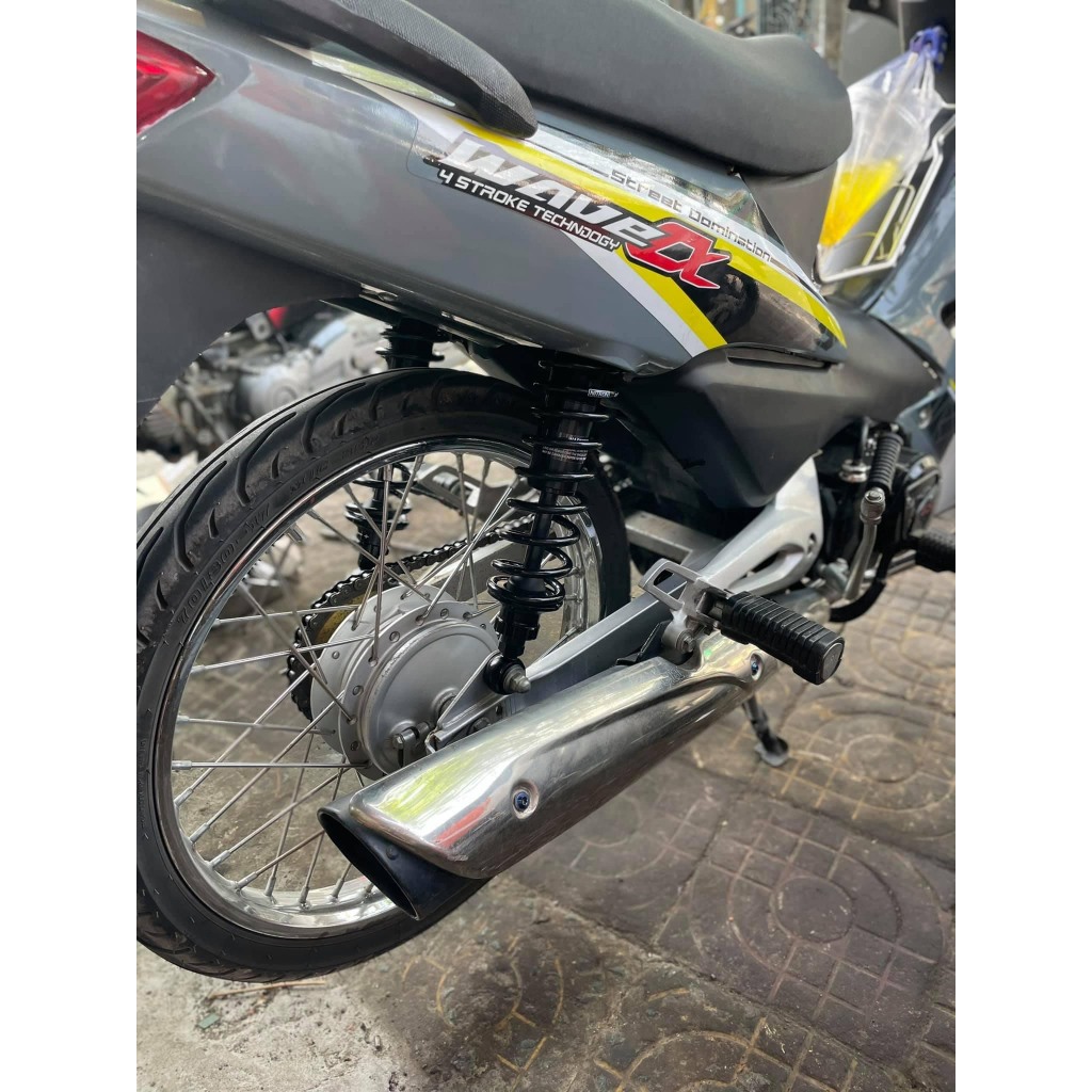 Phuộc Nitron Wave-Sirius Đen Ty vàng A50