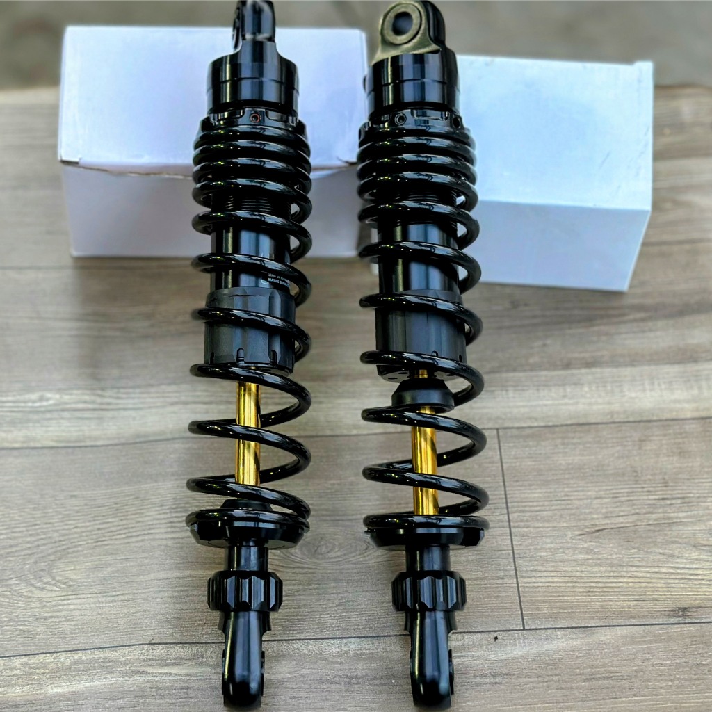 Phuộc Nitron Wave-Sirius Đen Ty vàng A50