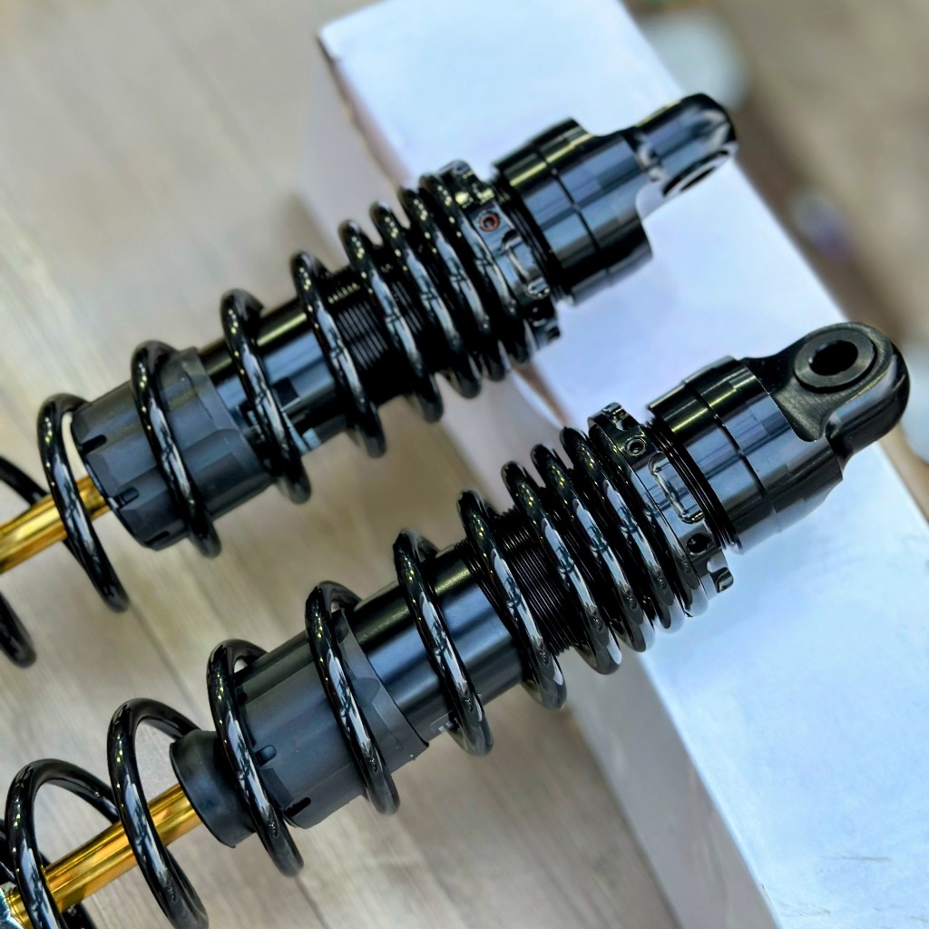 Phuộc Nitron Wave-Sirius Đen Ty vàng A50