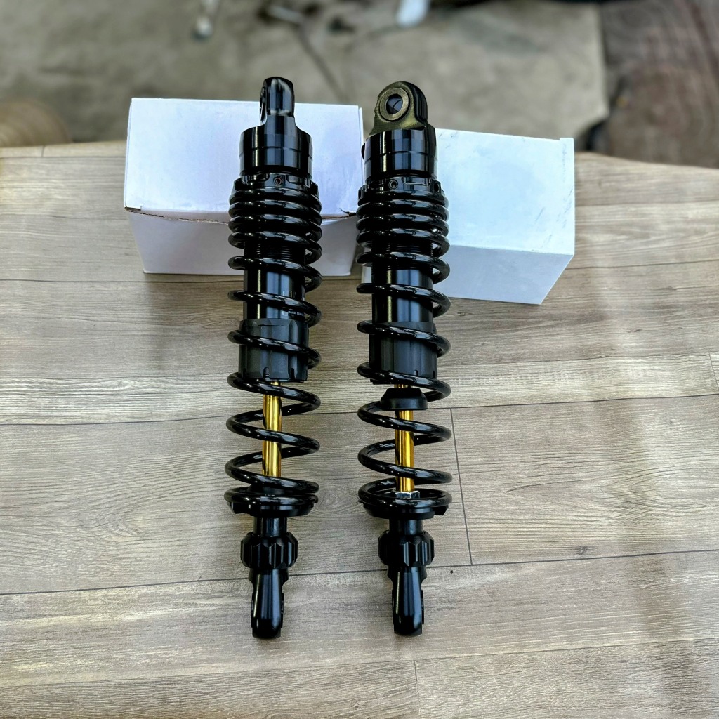 Phuộc Nitron Wave-Sirius Đen Ty vàng A50