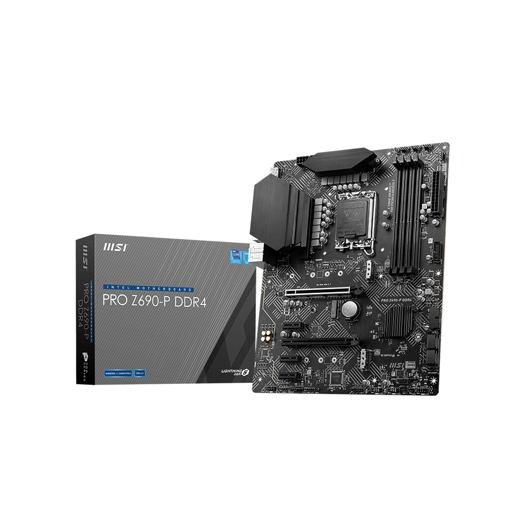 Bo mạch chủ MSI PRO Z690-P DDR4 Hỗ trợ intel socket 1700 chính hãng