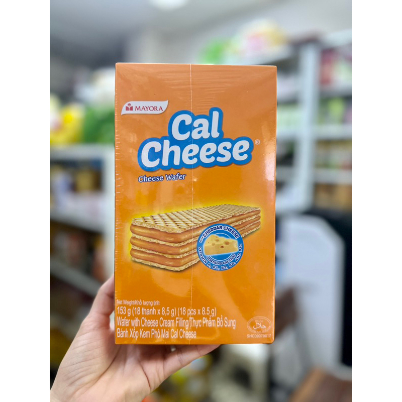 Bánh Xốp Phomai CalCheese 153g / Bánh Quế Cuộn Phomai CalCheese 186g / Bánh Xốp Phomai CalCheese Gói 48g