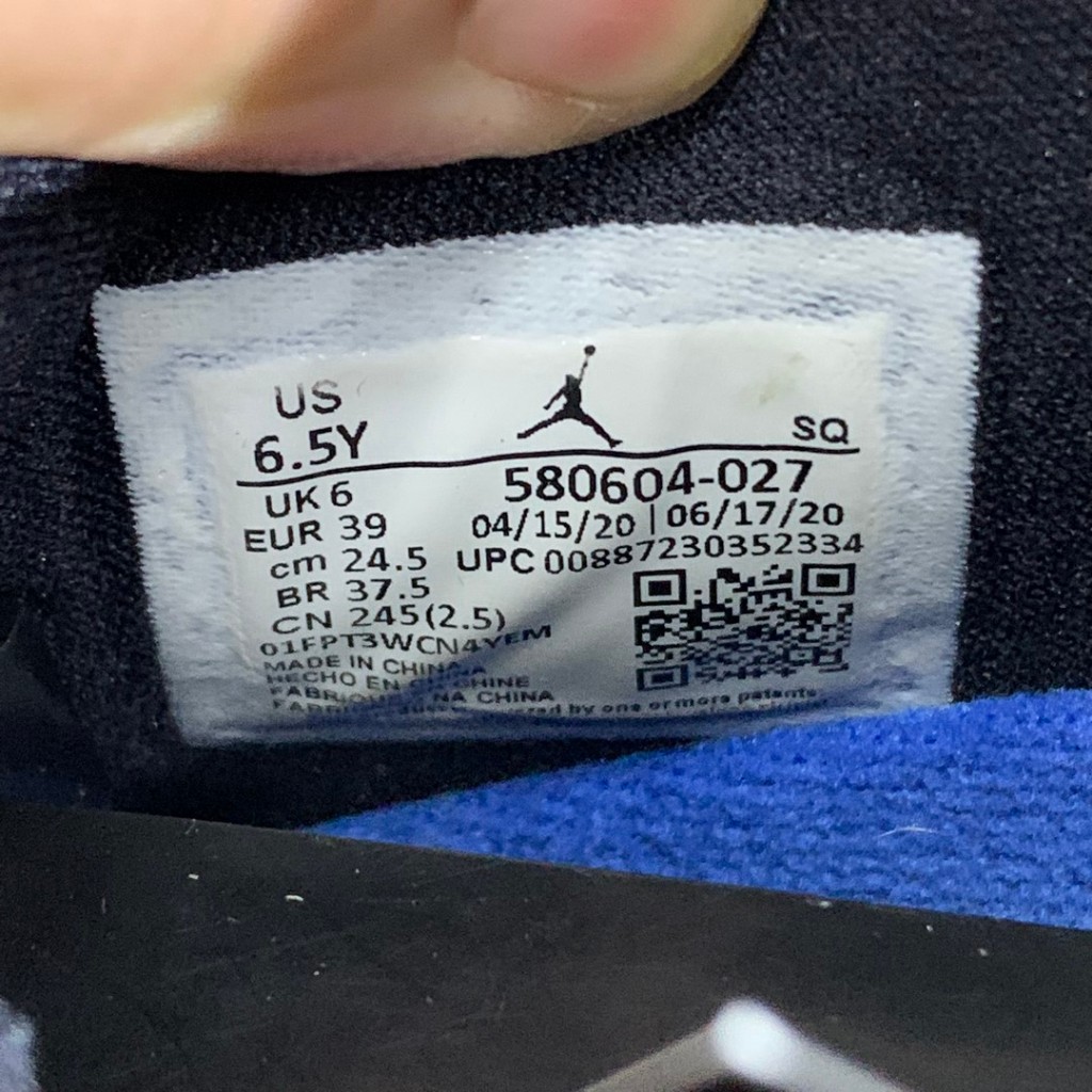 2hand giày Air Jordan Son of Mars Low 'Wolf Grey' - 580604-027 SIZE 39