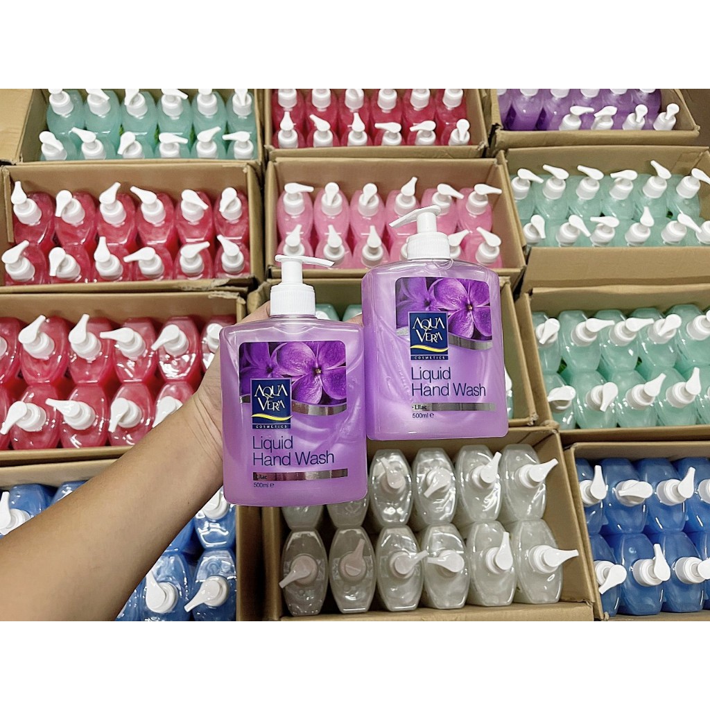 Combo 5 chai nước rửa tay aqua Vera 500ML